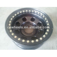 black color 4x4 wheel rim